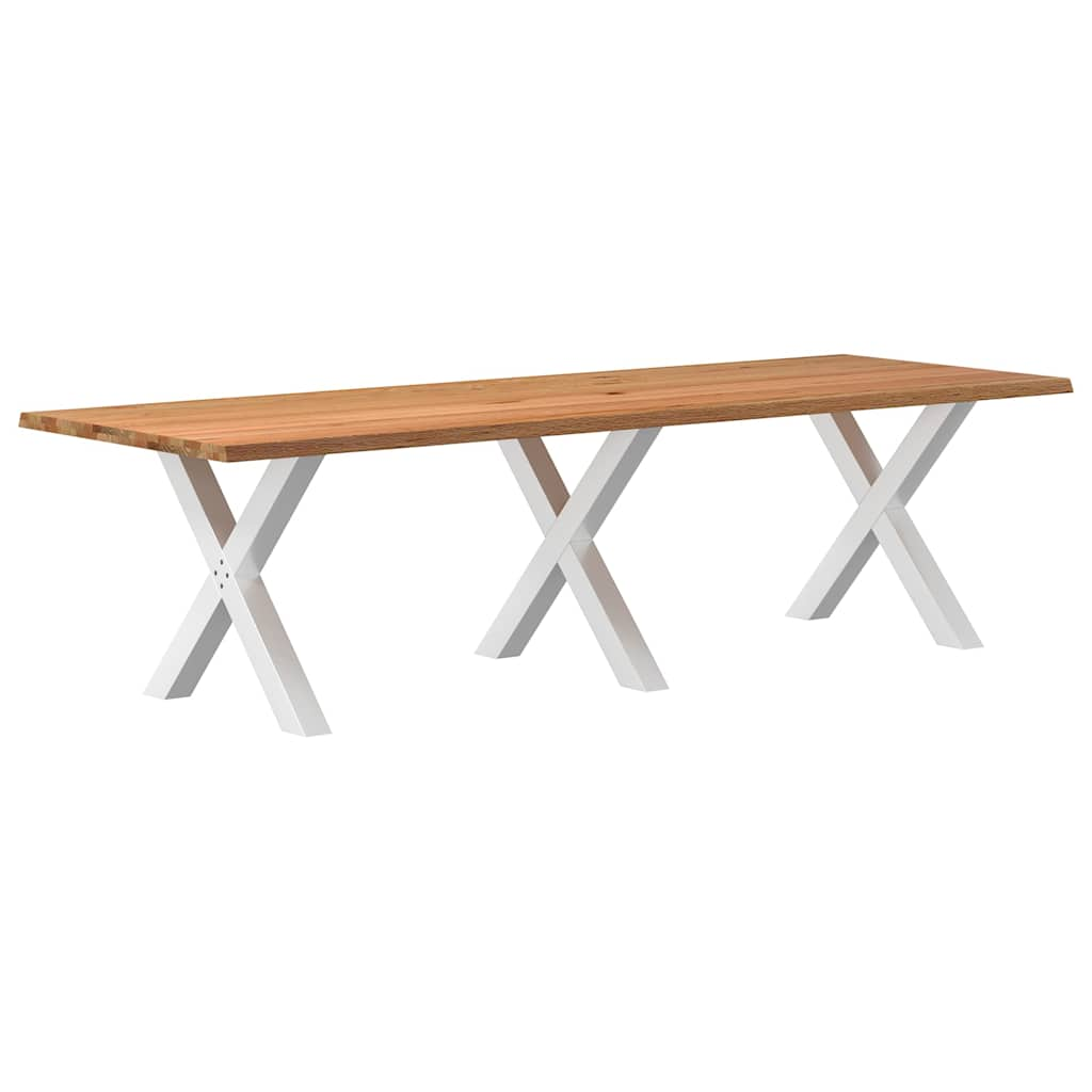 Eettafel Rechthoekig Massief Eikenhout