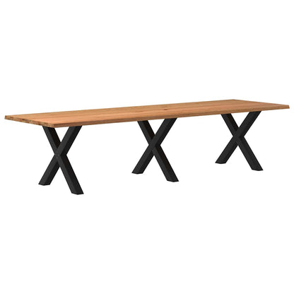 Eettafel Rechthoekig Massief Eikenhout