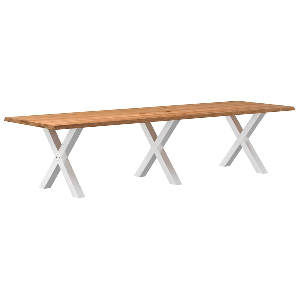 Eettafel Rechthoekig Massief Eikenhout