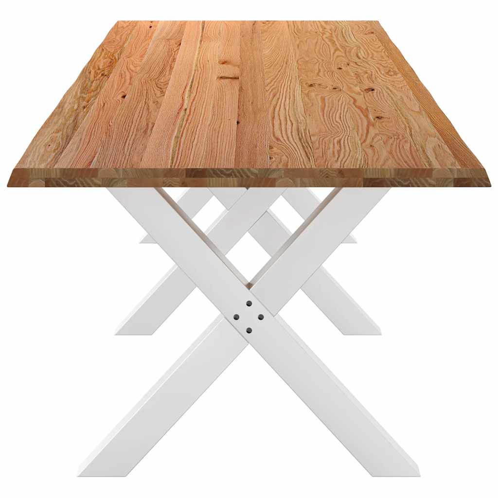 Eettafel Rechthoekig Massief Eikenhout