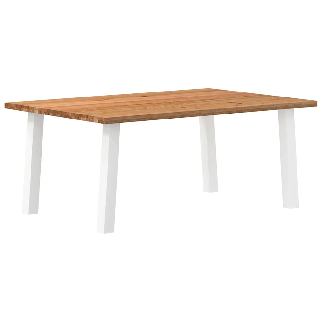 Eettafel Rechthoekig Massief Eikenhout