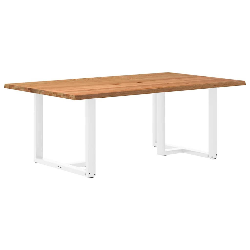 Eettafel Rechthoekig Massief Eikenhout