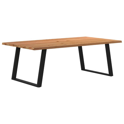 Eettafel Massief Eikenhout Lichtbruin