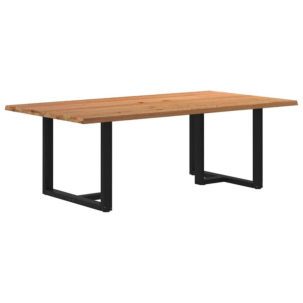 Eettafel Rechthoekig Massief Eikenhout