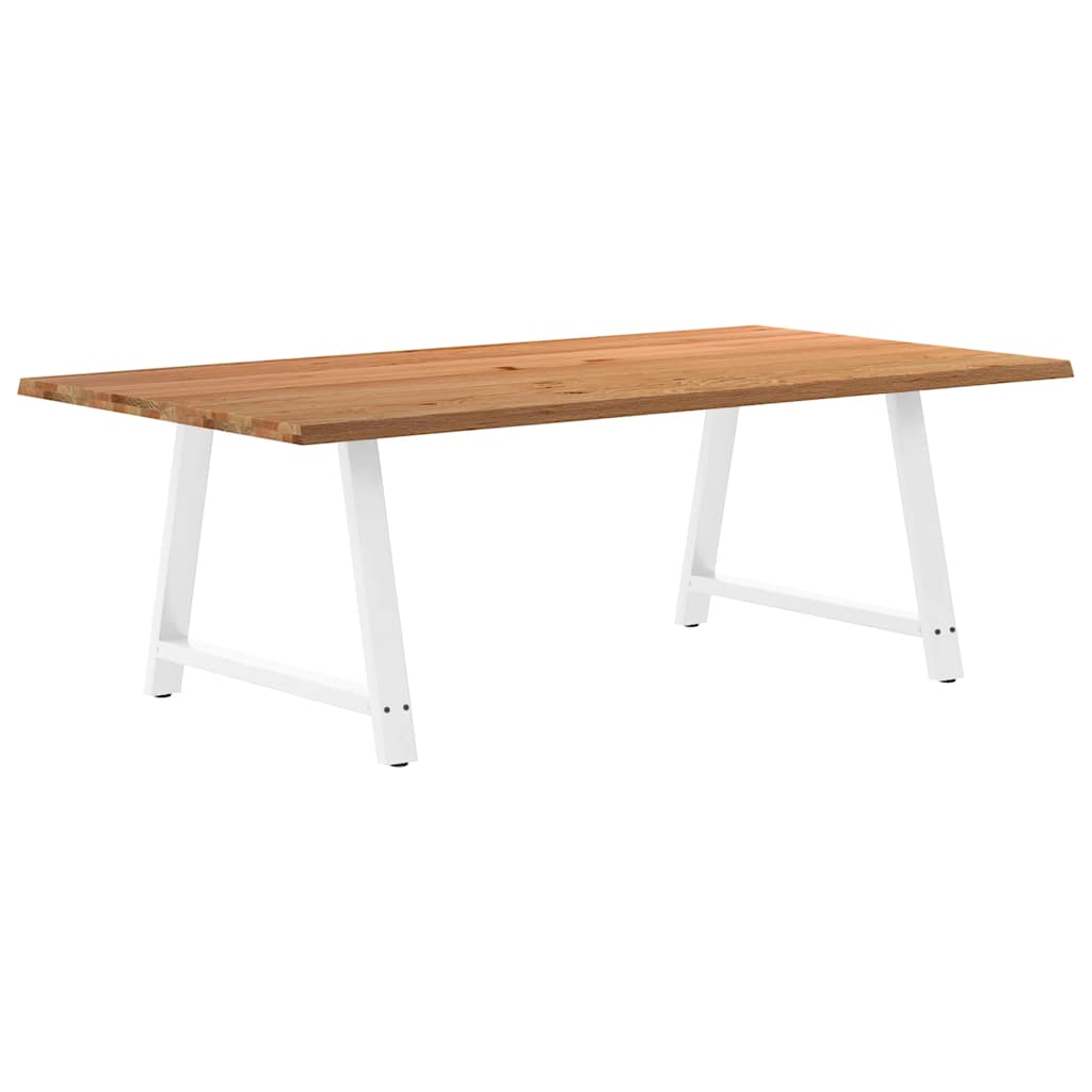 Eettafel Rechthoekig Massief Eikenhout