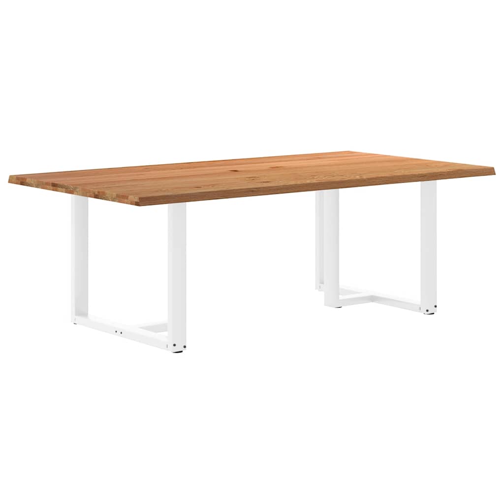 Eettafel Rechthoekig Massief Eikenhout