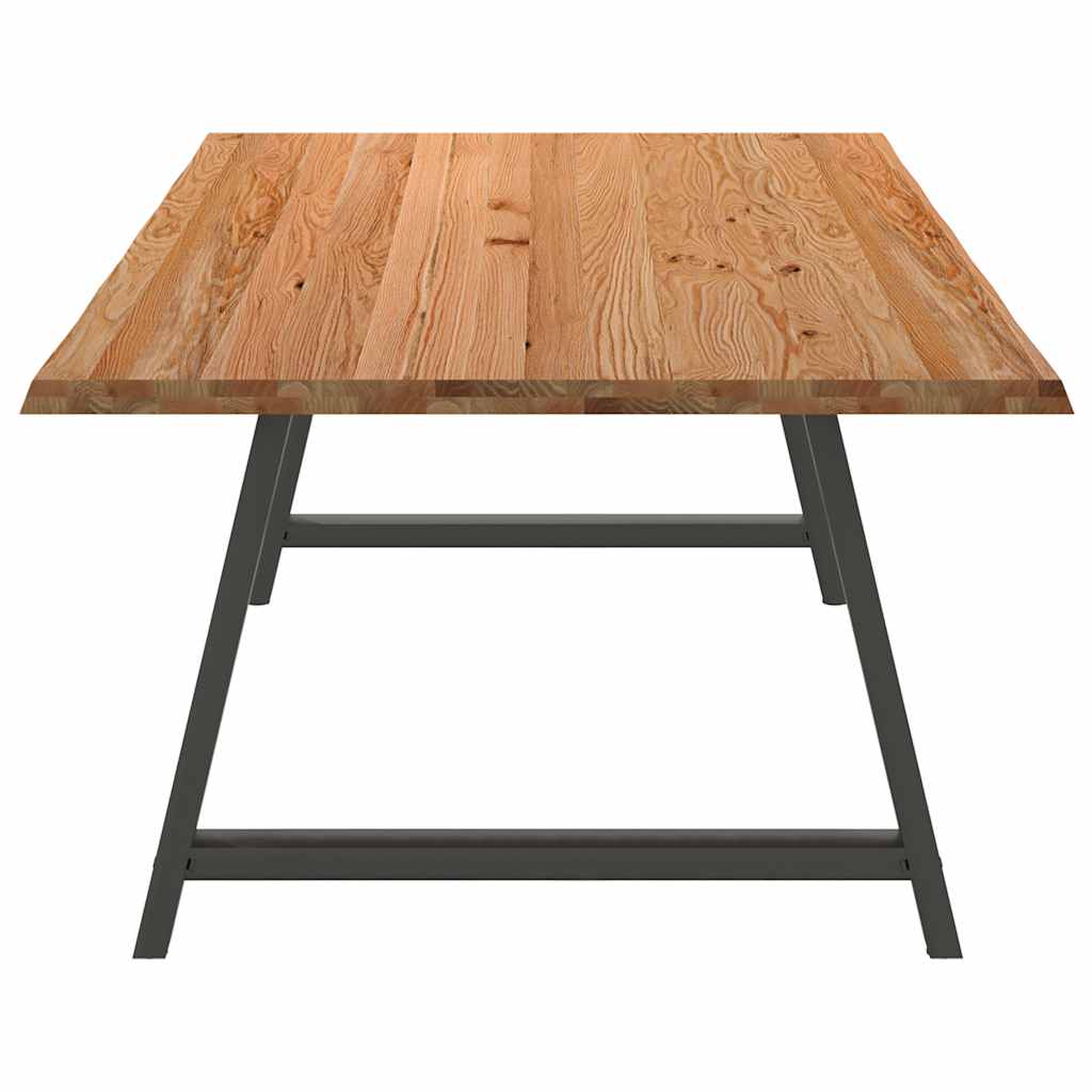 Eettafel Rechthoekig Massief Eikenhout