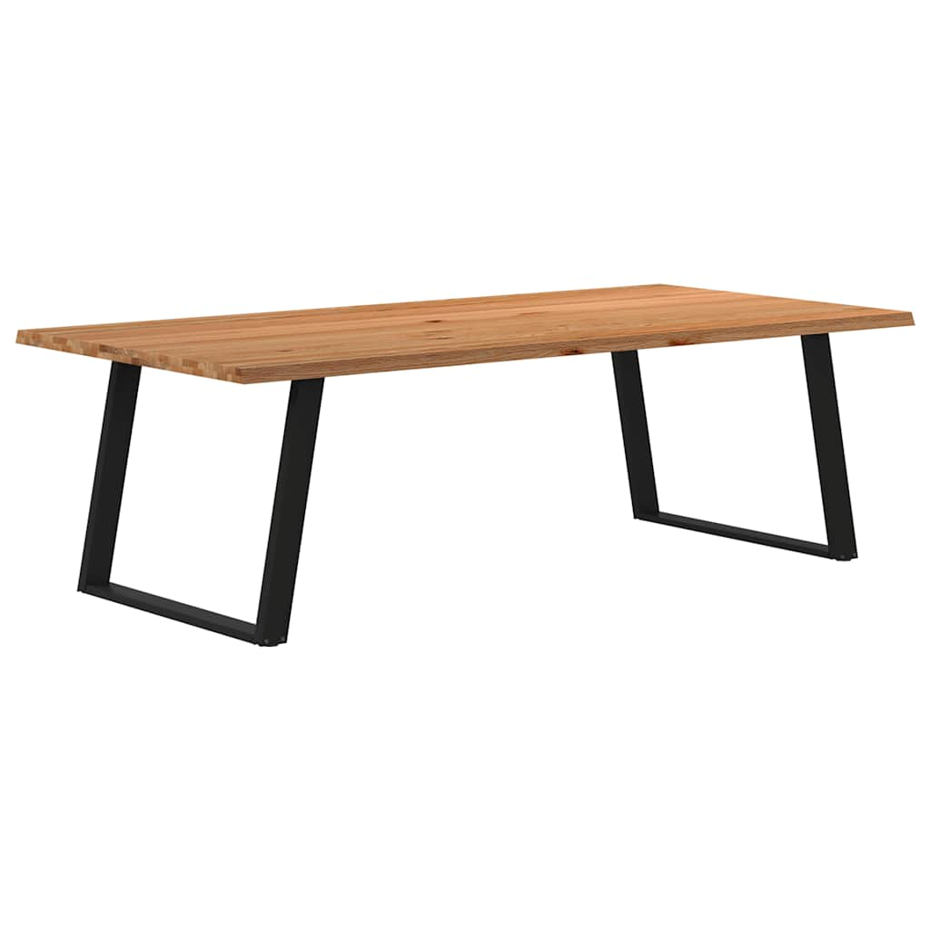 Eettafel Massief Eikenhout Lichtbruin