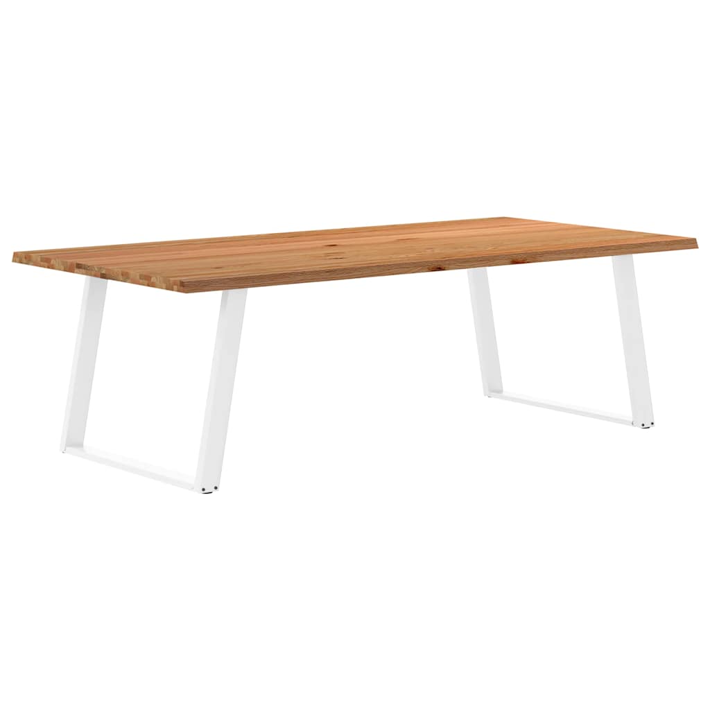 Eettafel Massief Eikenhout Lichtbruin