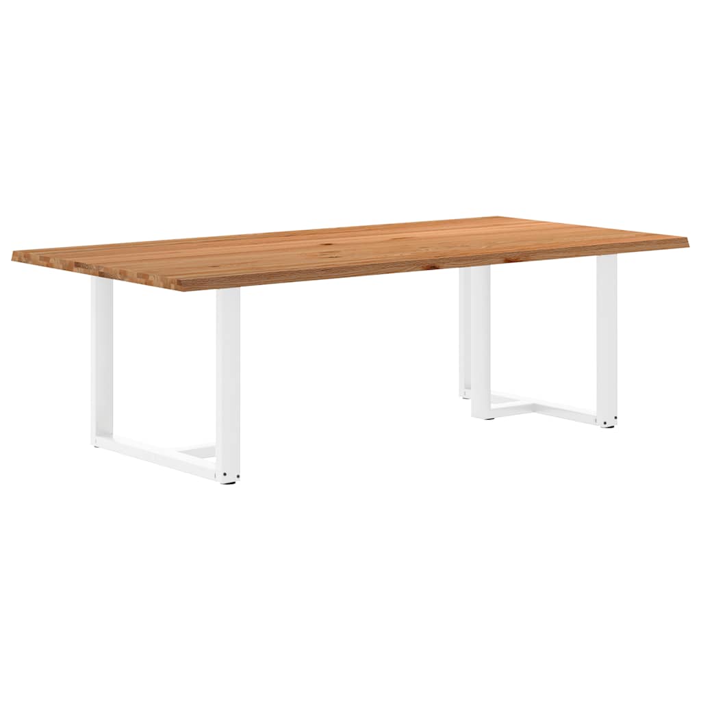 Eettafel Rechthoekig Massief Eikenhout