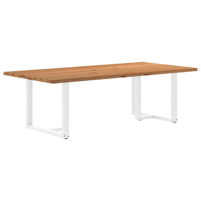 Eettafel Rechthoekig Massief Eikenhout