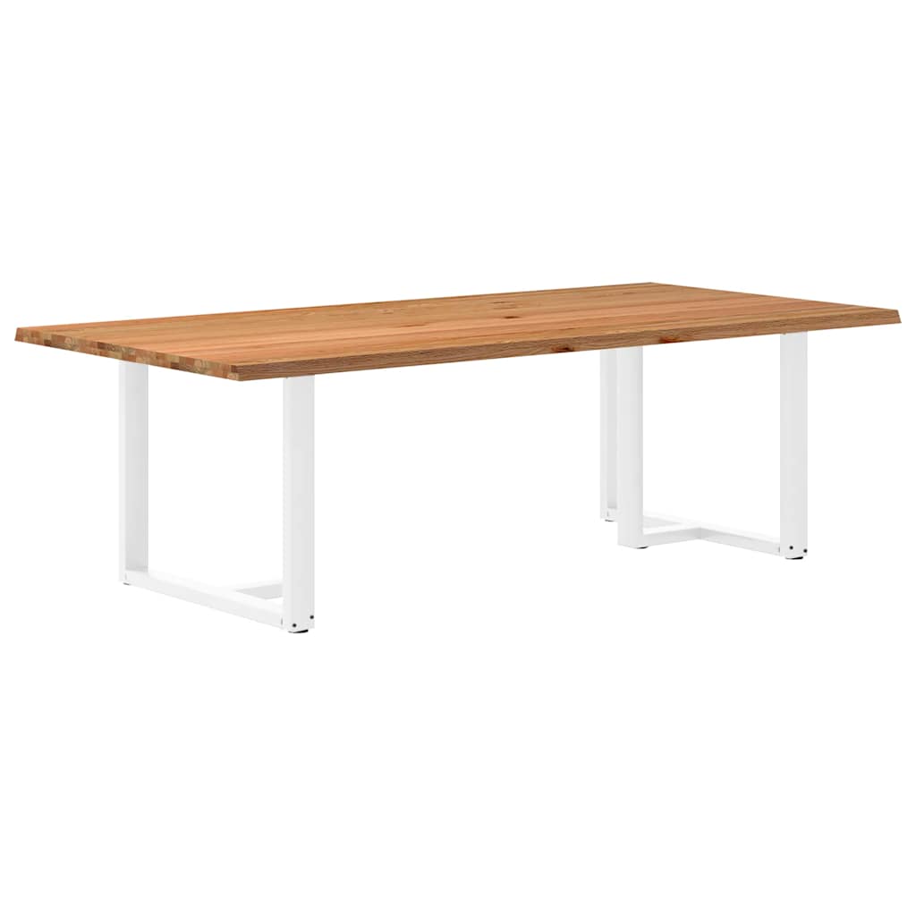 Eettafel Rechthoekig Massief Eikenhout