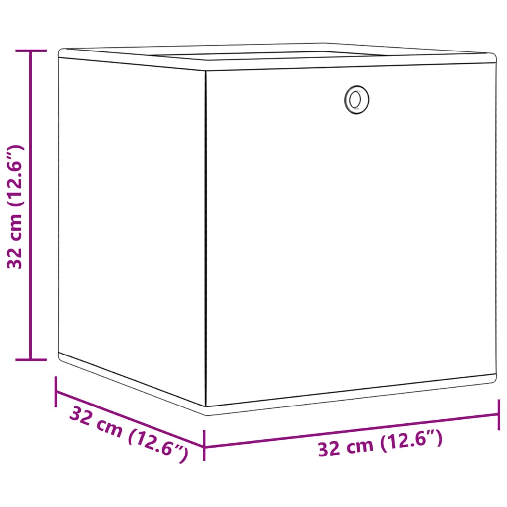 Opbergboxen Inklapbaar 32X32X32 Cm Ongeweven Stof