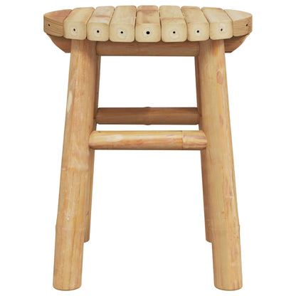 Kruk Bruin 30 X 30 X 36 Cm Bamboe