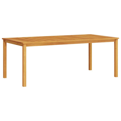 Tuin Eetset 9 Pcs Natuurlijk Hout 180 X 90 X 75 Cm