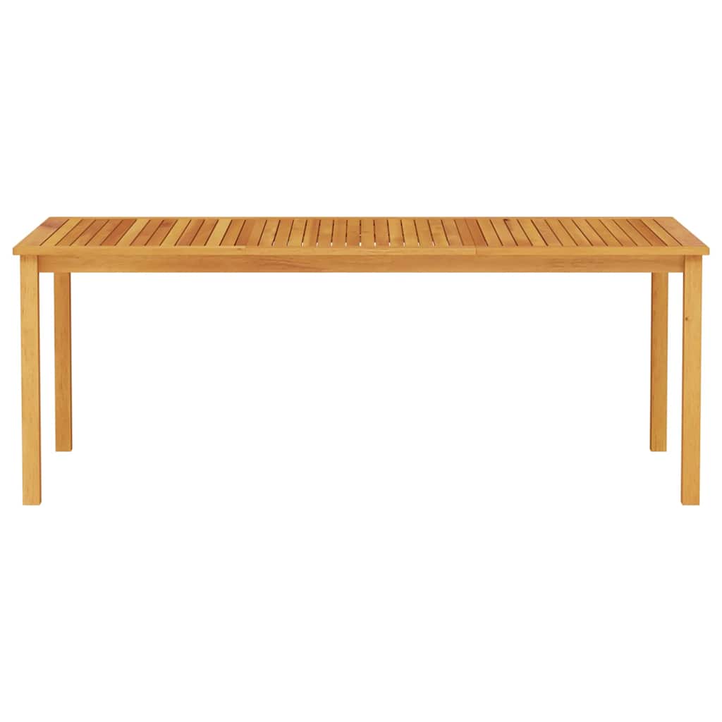 Tuin Eetset 9 Pcs Natuurlijk Hout 180 X 90 X 75 Cm
